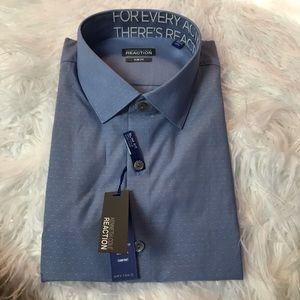 Kenneth Cole Reaction Slim Fit 17 32-33 Blue